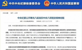中纪科技龙在线app 中纪委网站通报12起违反中央八项规定精神问题